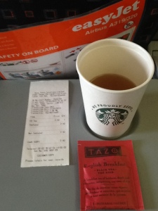 Here's the magic tea bag that easyJet sold me for £2.50.